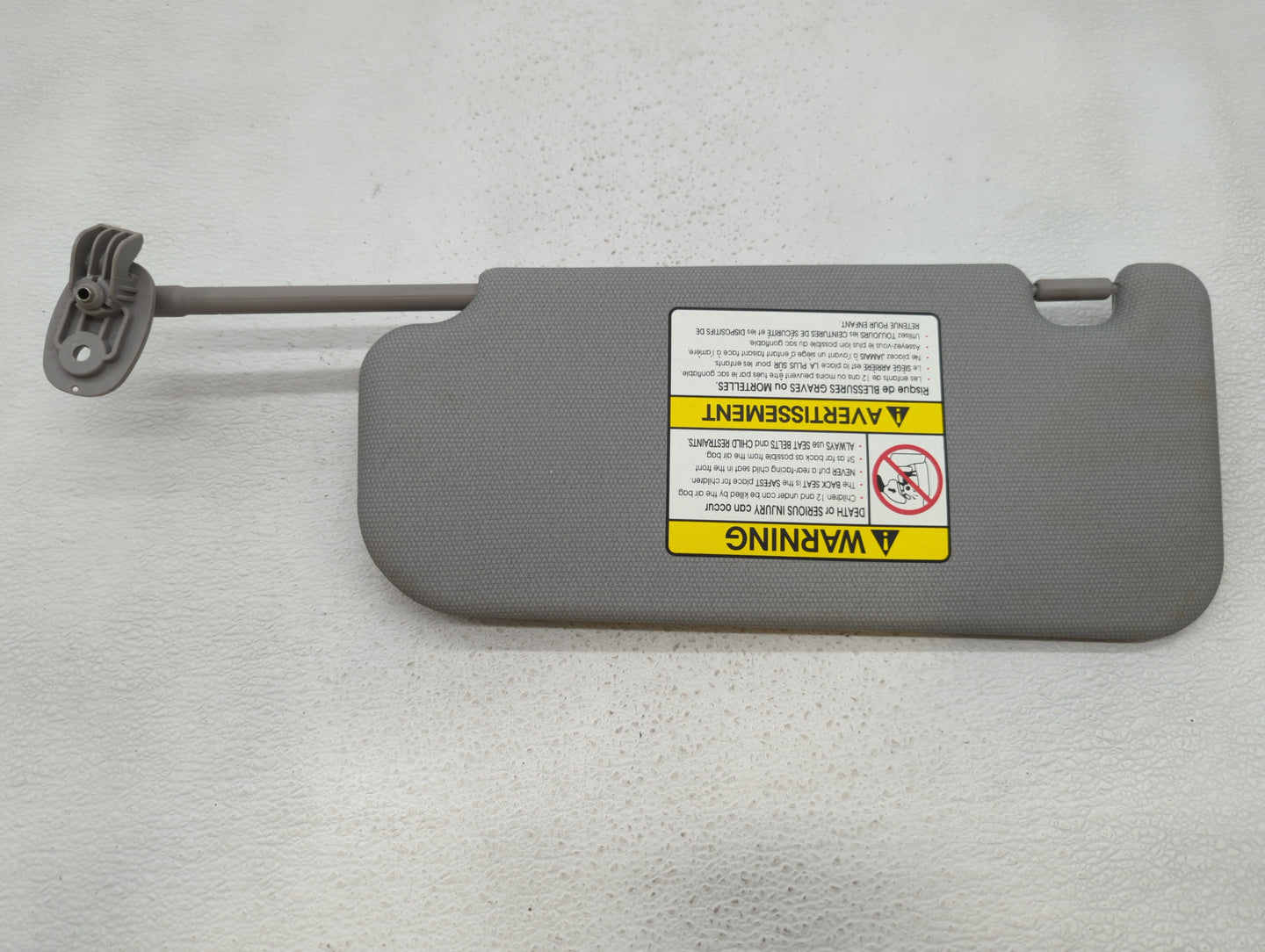 2012-2017 Kia Rio Sun Visor Shade Replacement Passenger Right Mirror Fits Fits 2012 2013 2014 2015 2016 2017 OEM Used Auto P