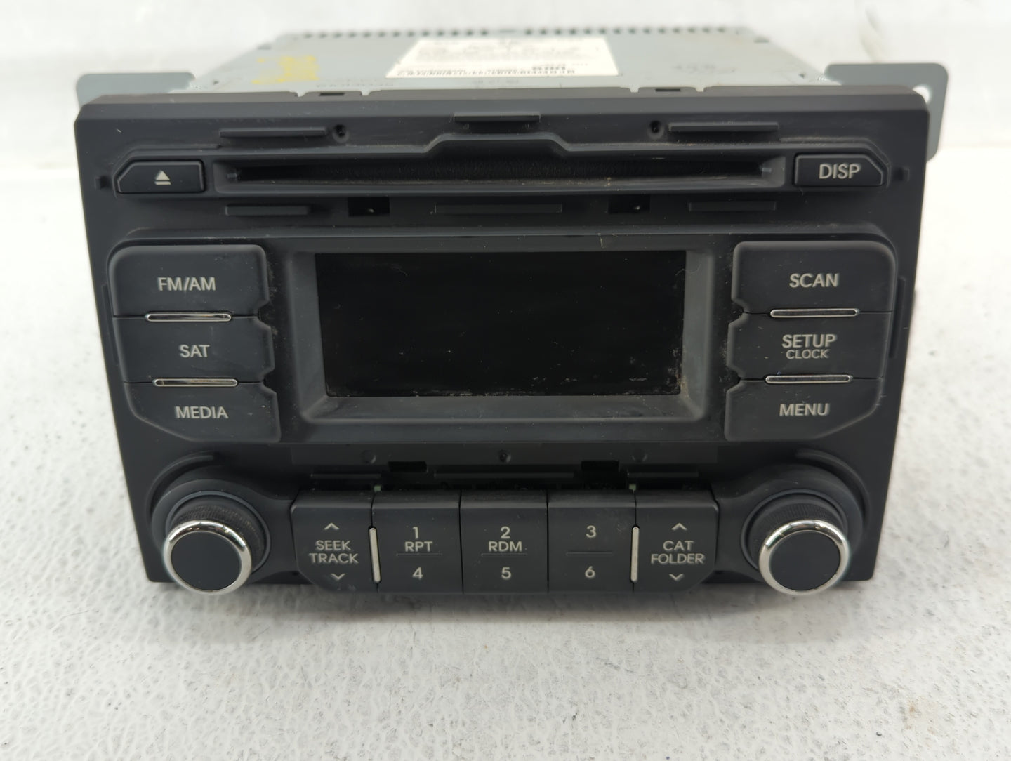 2012-2015 Kia Rio Radio AM FM Cd Player Receiver Replacement P/N:96170-1W900CA Fits Fits 2012 2013 2014 2015 OEM Used Auto P