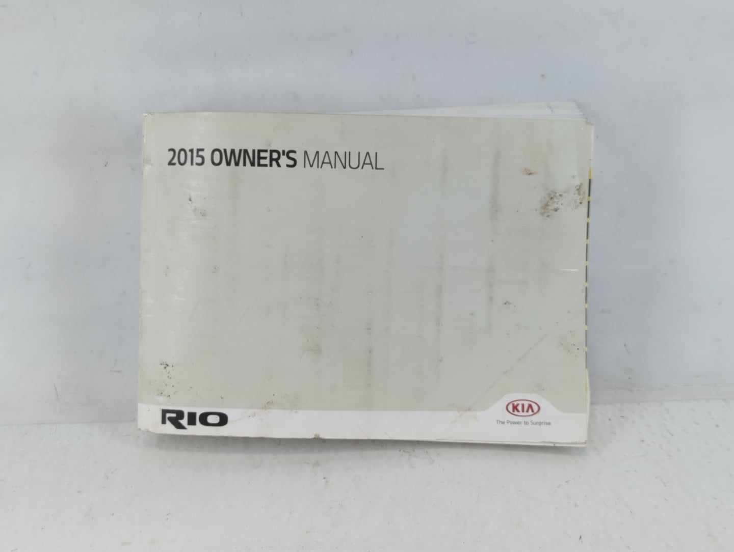2015 Kia Rio Owners Manual Book Guide P/N:F1WO-EC45A OEM Used Auto Parts - Oemusedautoparts1.com