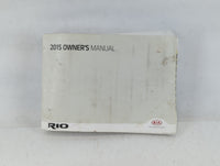 2015 Kia Rio Owners Manual Book Guide P/N:F1WO-EC45A OEM Used Auto Parts - Oemusedautoparts1.com