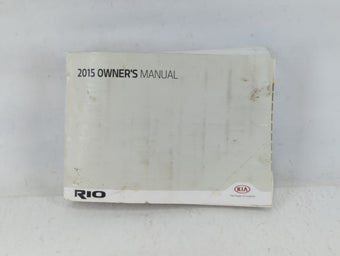 compare product 2015 Kia Rio Owners Manual Book Guide P/N:F1WO-EC45A OEM Used Auto Parts