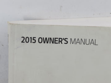 2015 Kia Rio Owners Manual Book Guide P/N:F1WO-EC45A OEM Used Auto Parts