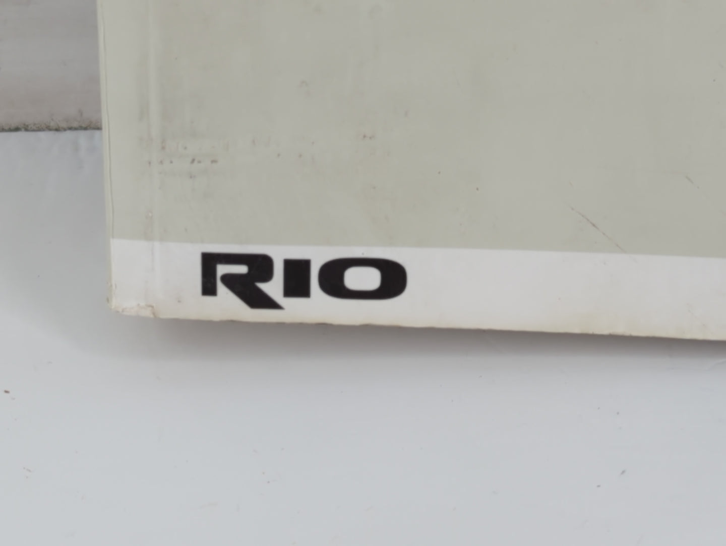 2015 Kia Rio Owners Manual Book Guide P/N:F1WO-EC45A OEM Used Auto Parts - Oemusedautoparts1.com