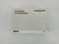 2015 Kia Rio Owners Manual Book Guide P/N:F1WO-EC45A OEM Used Auto Parts - Oemusedautoparts1.com
