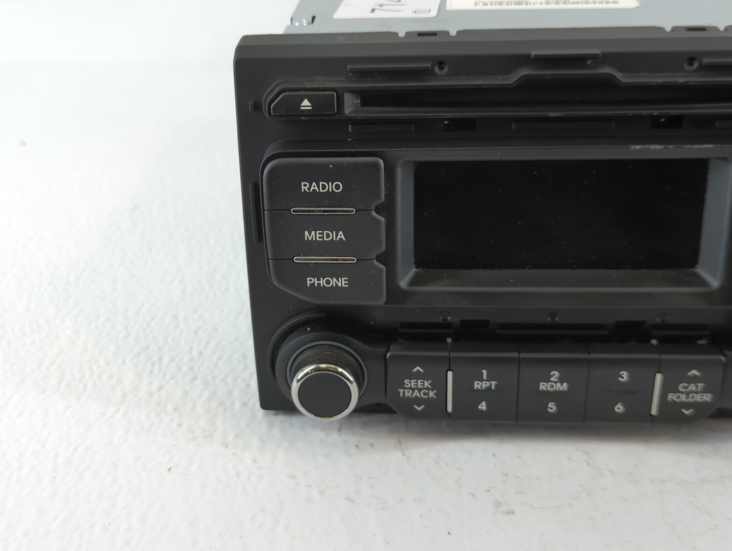 2012-2015 Kia Rio Radio AM FM Cd Player Receiver Replacement P/N:96170-1W955CA Fits Fits 2012 2013 2014 2015 OEM Used Auto P
