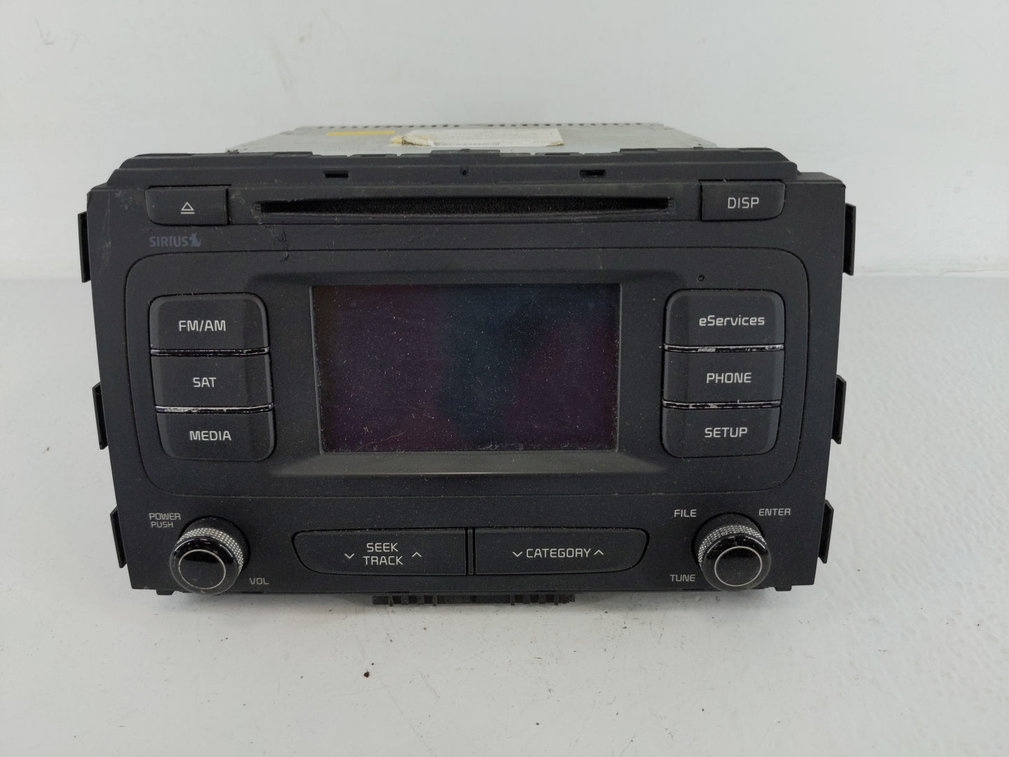 2015-2016 Kia Sedona Radio AM FM Cd Player Receiver Replacement P/N:96160-A9000WK Fits Fits 2015 2016 OEM Used Auto Parts - 