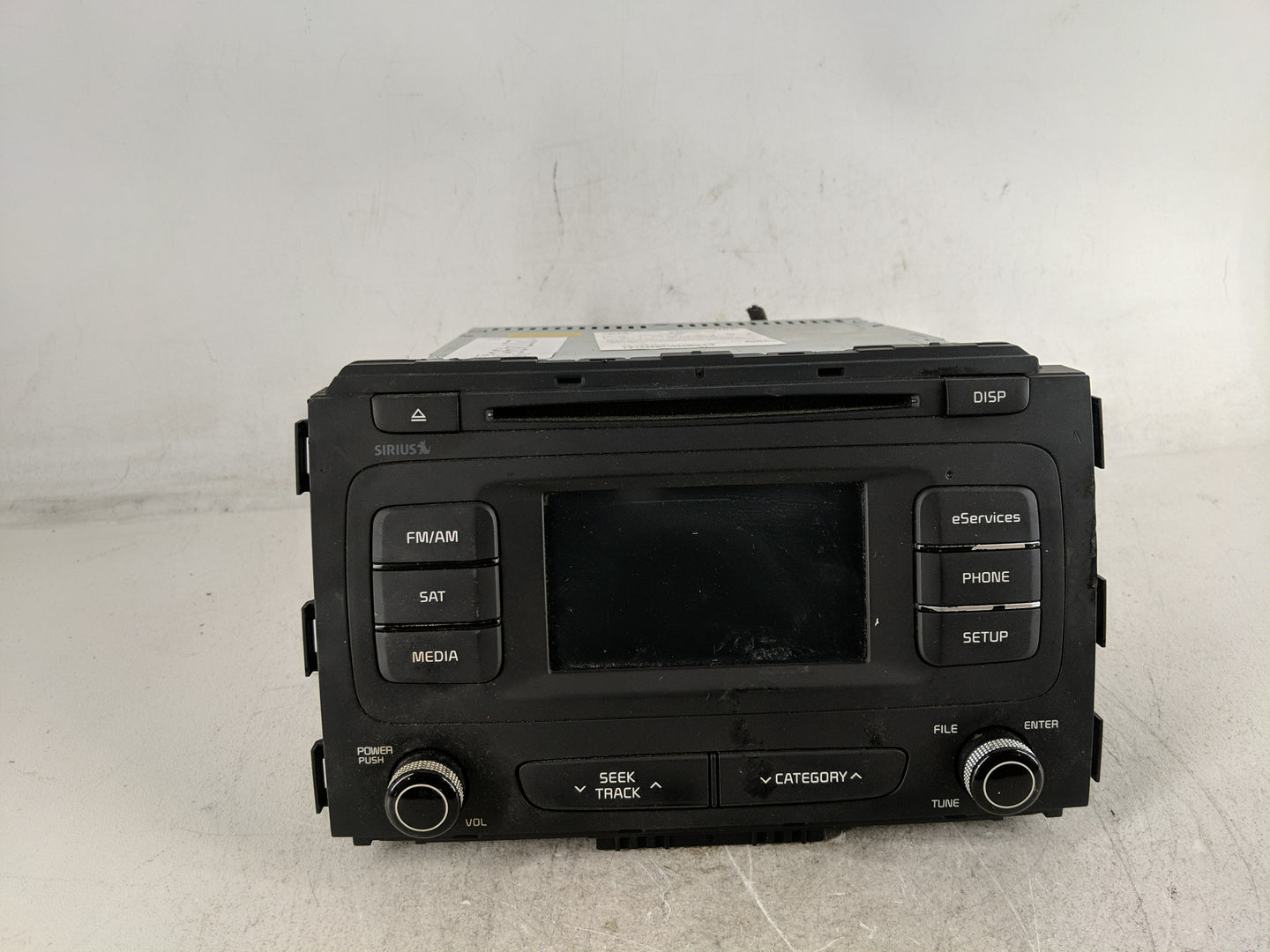 2015-2016 Kia Sedona Radio AM FM Cd Player Receiver Replacement P/N:96160-A9000WK Fits Fits 2015 2016 OEM Used Auto Parts - 