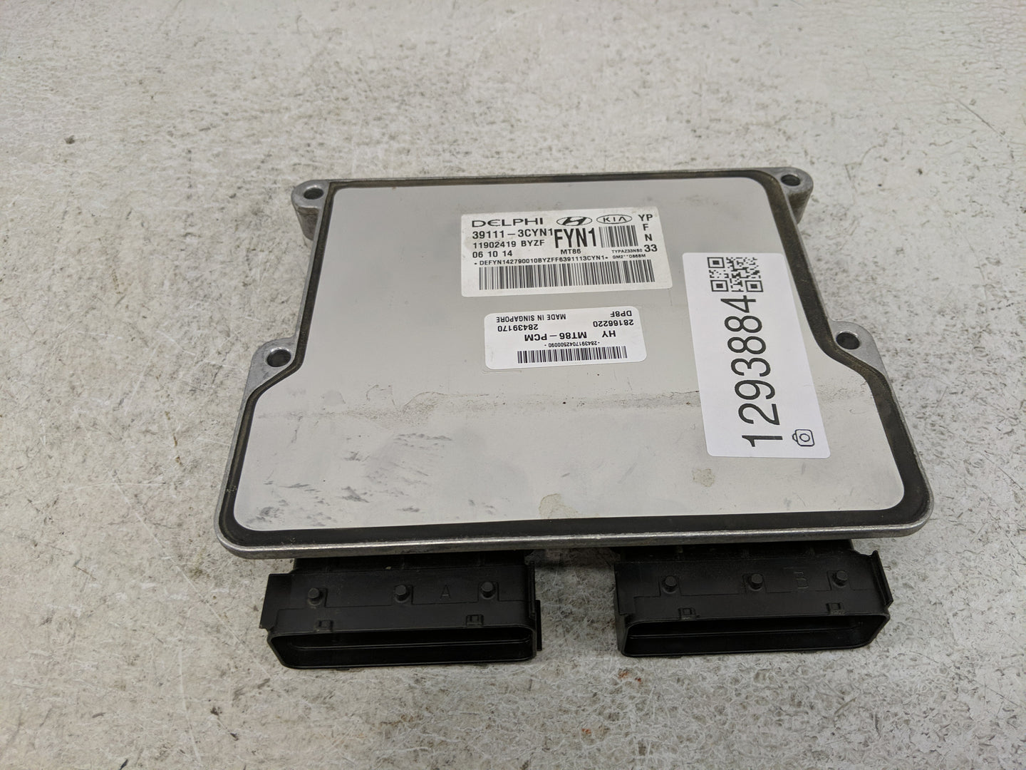 2015 Kia Sedona PCM Engine Control Computer ECU ECM PCU OEM P/N:39111-3CYN1 Fits OEM Used Auto Parts - Oemusedautoparts1.com