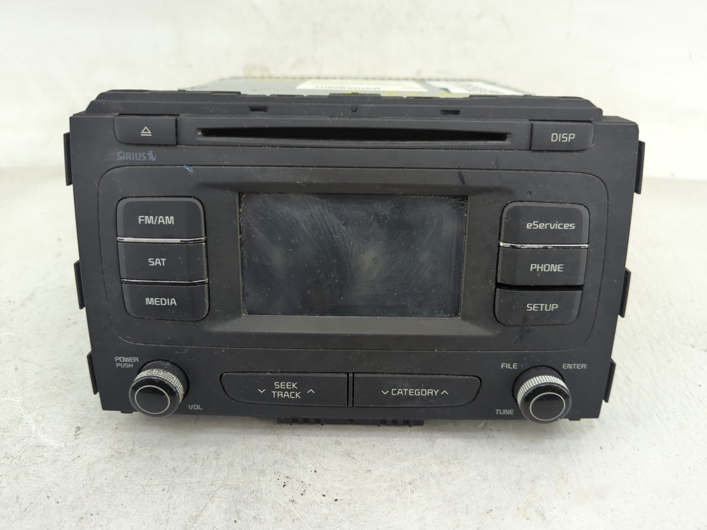 2015-2016 Kia Sedona Radio AM FM Cd Player Receiver Replacement P/N:96160-A9000WK Fits Fits 2015 2016 OEM Used Auto Parts - 