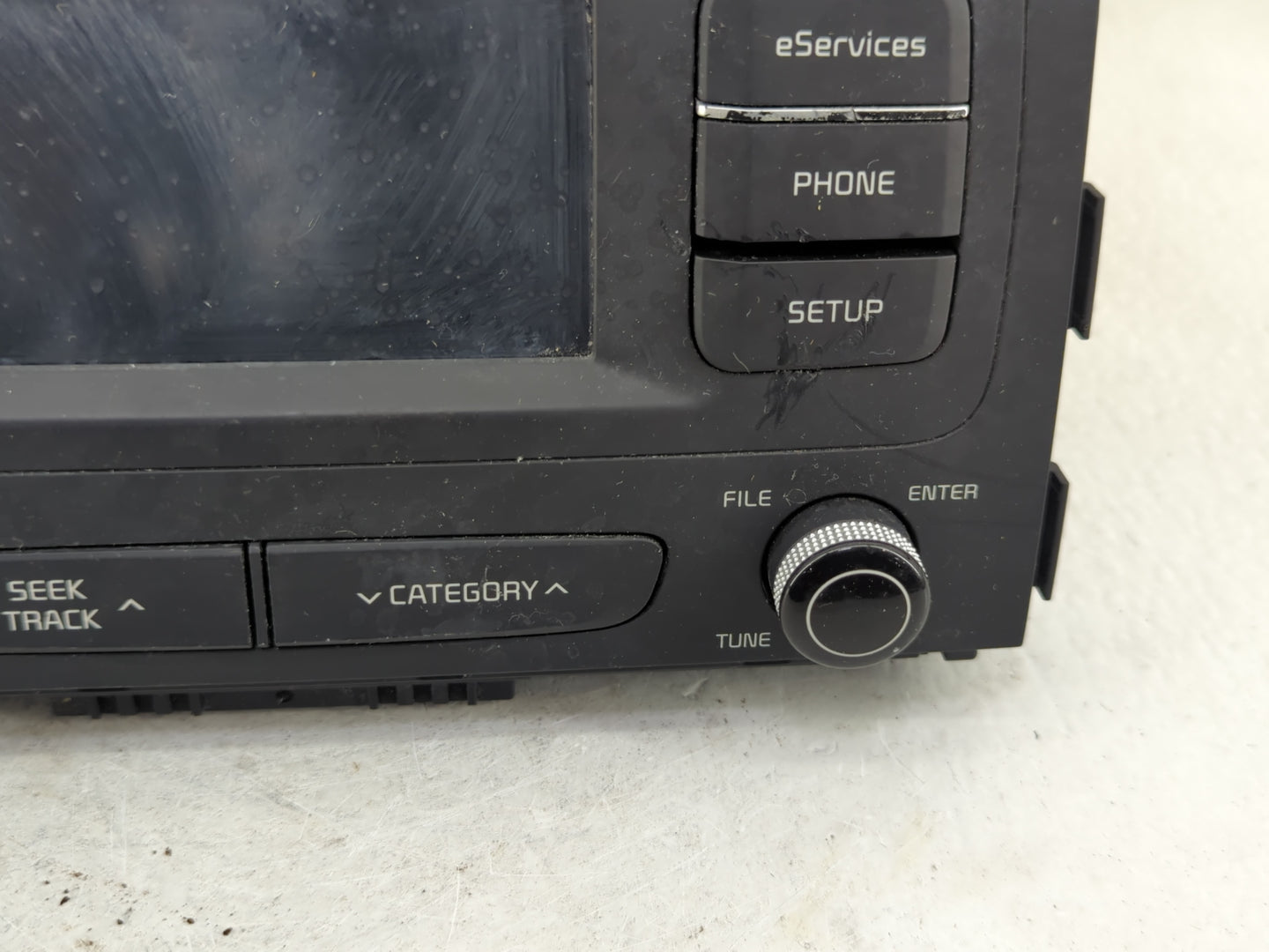 2015-2016 Kia Sedona Radio AM FM Cd Player Receiver Replacement P/N:96160-A9000WK Fits Fits 2015 2016 OEM Used Auto Parts - 