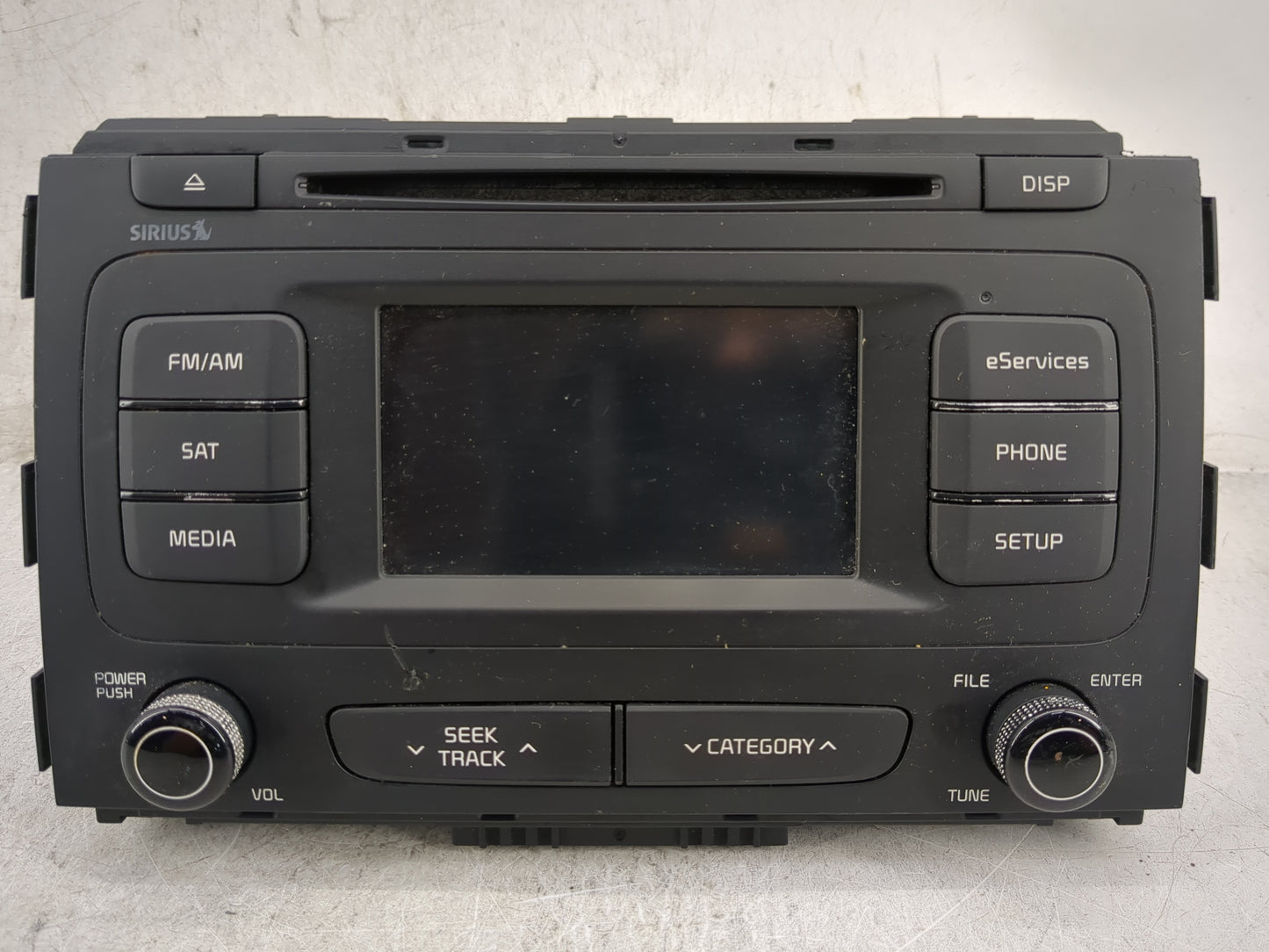 2015-2016 Kia Sedona Radio AM FM Cd Player Receiver Replacement P/N:96160-A9000WK AC1A0A9AN Fits Fits 2015 2016 OEM Used Aut