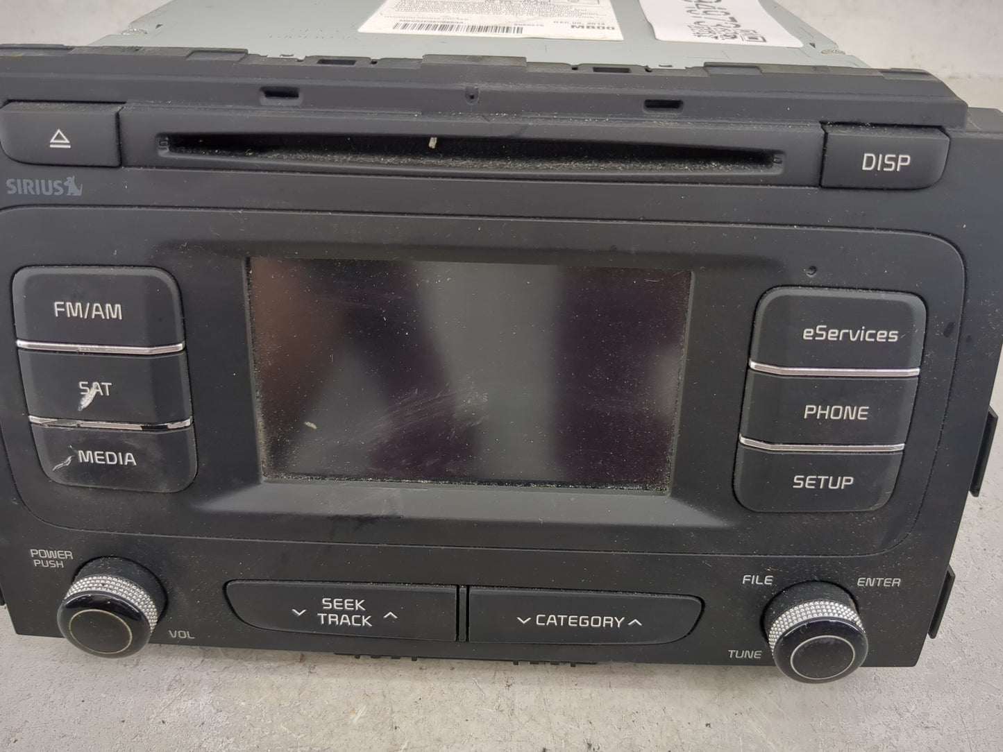 2015-2016 Kia Sedona Radio AM FM Cd Player Receiver Replacement P/N:96160A9000WK AC1A0A9AN, 065439721421 Fits Fits 2015 2016