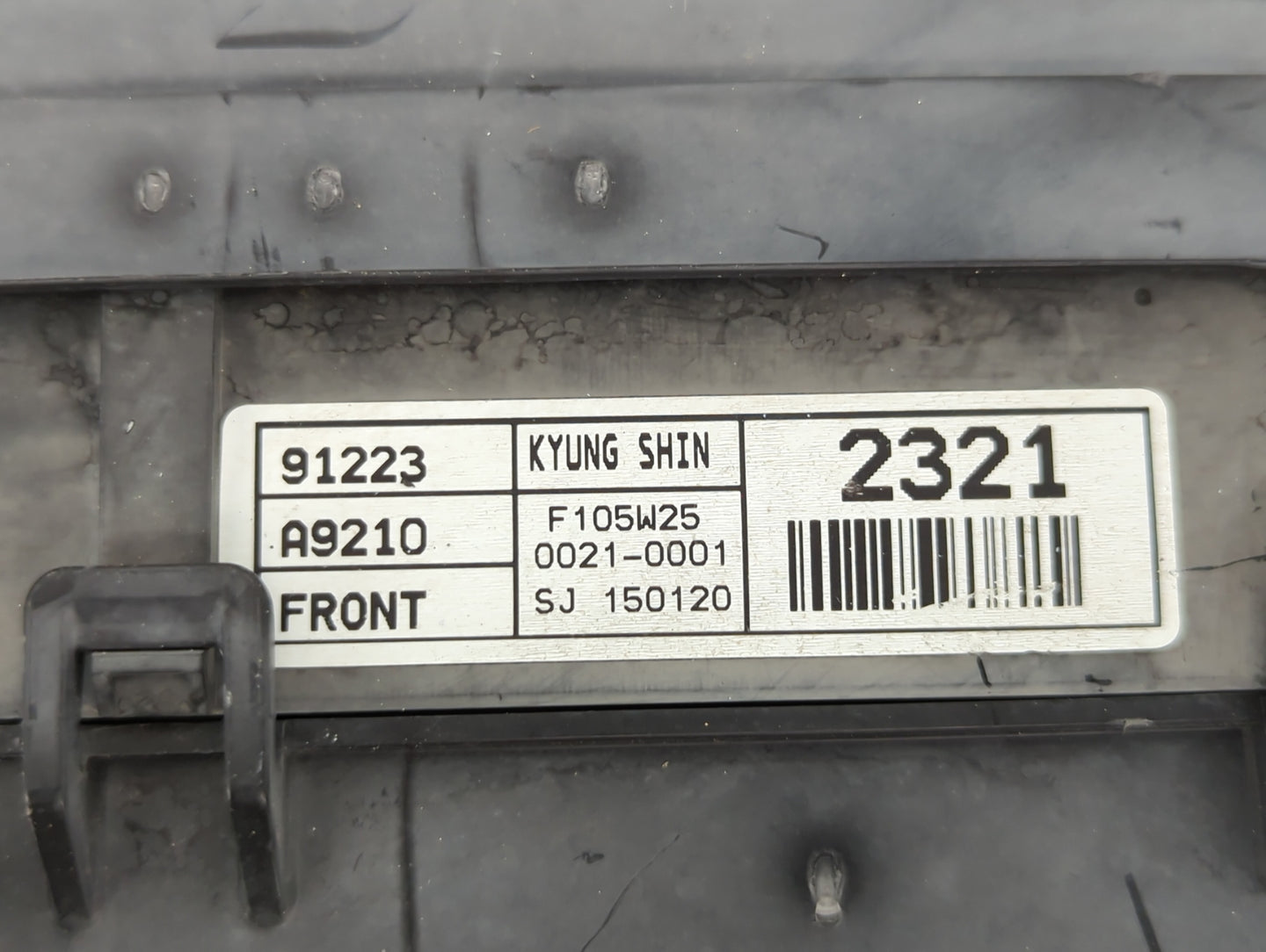 2015-2018 Kia Sedona Fusebox Fuse Box Panel Relay Module P/N:91223-A9210 91222-A9181, 91950-A9120 Fits Fits 2015 2016 2017 2