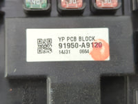 2015-2018 Kia Sedona Fusebox Fuse Box Panel Relay Module P/N:91223-A9210 91222-A9181, 91950-A9120 Fits Fits 2015 2016 2017 2