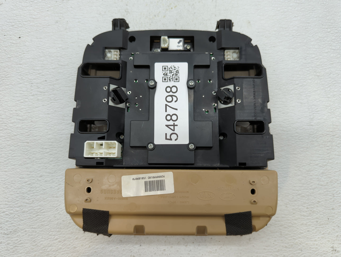 2015 Kia Sedona Overhead Roof Console - Oemusedautoparts1.com
