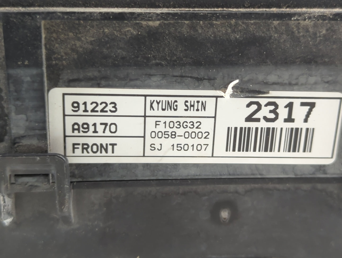 2015-2018 Kia Sedona Fusebox Fuse Box Panel Relay Module P/N:91223 A9210 Fits Fits 2015 2016 2017 2018 OEM Used Auto Parts -