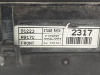 2015-2018 Kia Sedona Fusebox Fuse Box Panel Relay Module P/N:91223 A9210 Fits Fits 2015 2016 2017 2018 OEM Used Auto Parts -
