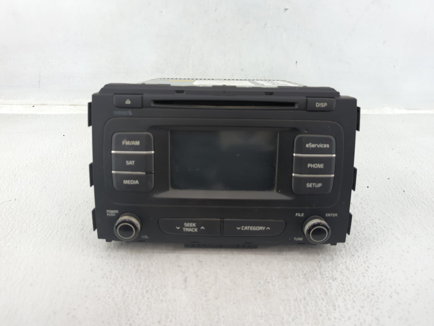 2015-2016 Kia Sedona Radio AM FM Cd Player Receiver Replacement P/N:96160-A9000WK Fits Fits 2015 2016 OEM Used Auto Parts - 