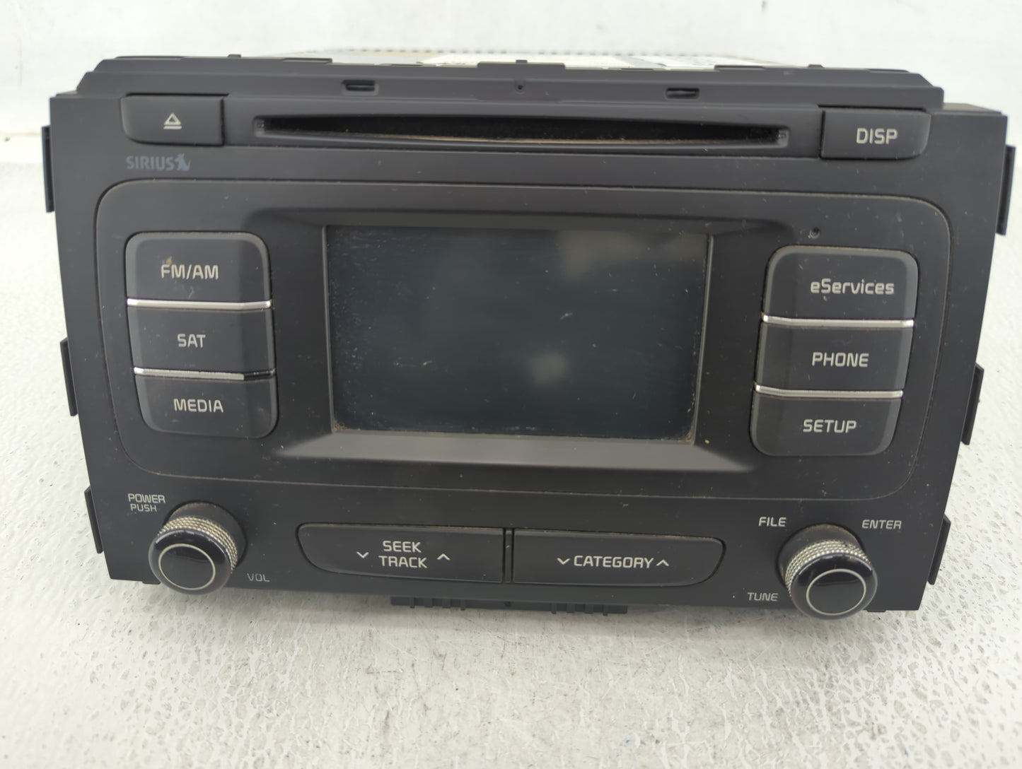 2015-2016 Kia Sedona Radio AM FM Cd Player Receiver Replacement P/N:96160-A9000WK Fits Fits 2015 2016 OEM Used Auto Parts - 