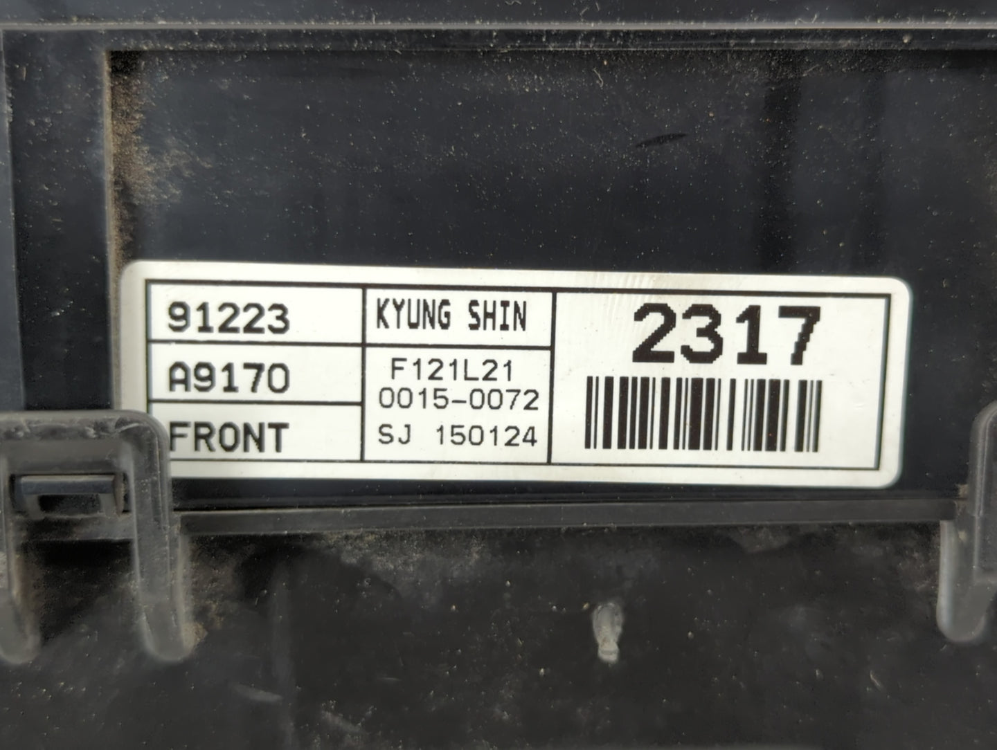 2015-2018 Kia Sedona Fusebox Fuse Box Panel Relay Module P/N:91223A9170 Fits Fits 2015 2016 2017 2018 OEM Used Auto Parts - 