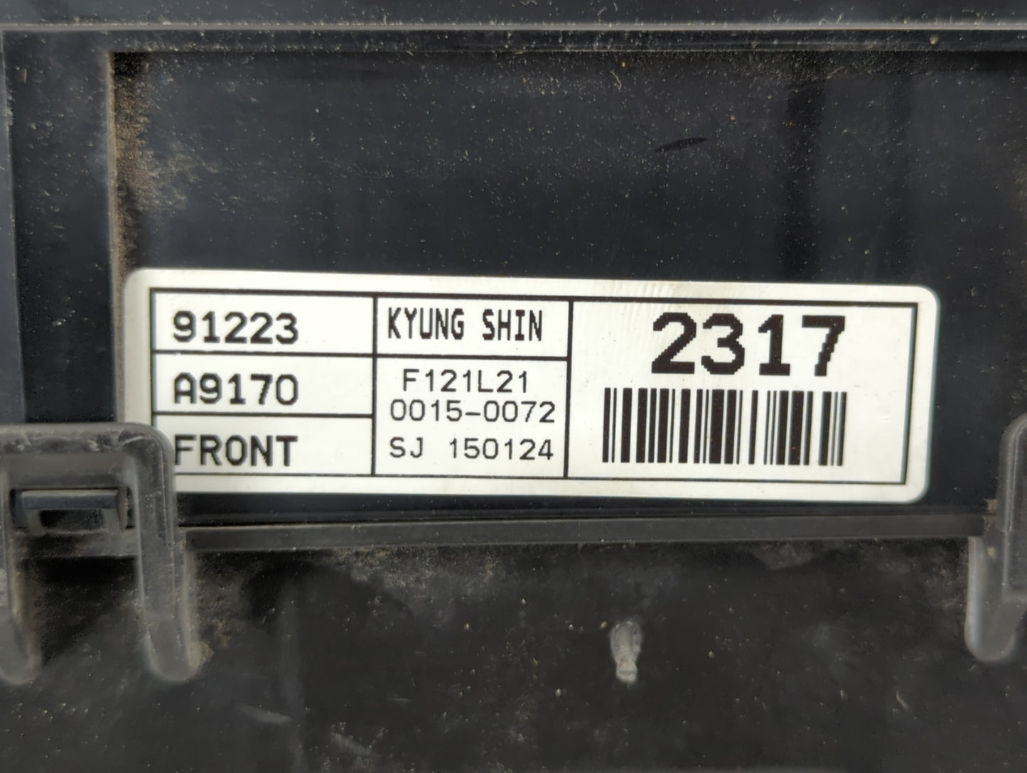 2015-2018 Kia Sedona Fusebox Fuse Box Panel Relay Module P/N:91223A9170 Fits Fits 2015 2016 2017 2018 OEM Used Auto Parts - 