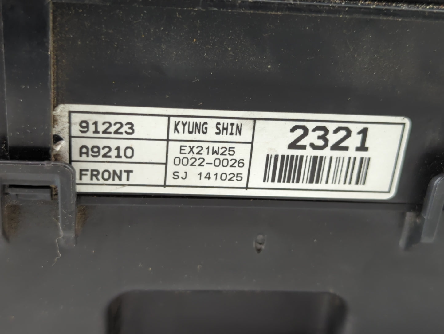 2015-2018 Kia Sedona Fusebox Fuse Box Panel Relay Module P/N:91223-A9210 Fits Fits 2015 2016 2017 2018 OEM Used Auto Parts -