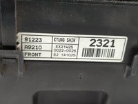 2015-2018 Kia Sedona Fusebox Fuse Box Panel Relay Module P/N:91223-A9210 Fits Fits 2015 2016 2017 2018 OEM Used Auto Parts -