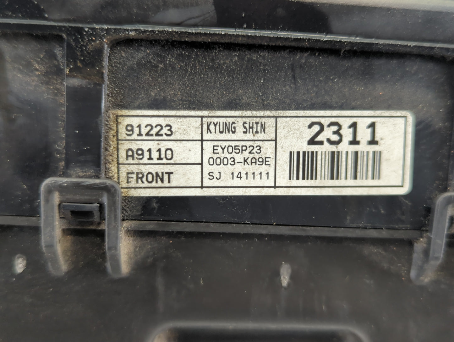 2015-2018 Kia Sedona Fusebox Fuse Box Panel Relay Module P/N:91223 A9110 Fits Fits 2015 2016 2017 2018 OEM Used Auto Parts -