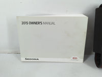 2015 Kia Sedona Owners Manual Book Guide P/N:FA9O-EU51F OEM Used Auto Parts - Oemusedautoparts1.com