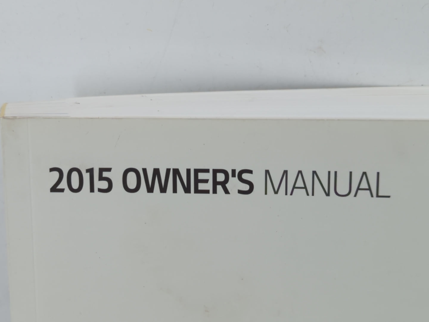 2015 Kia Sedona Owners Manual Book Guide P/N:FA9O-EU51F OEM Used Auto Parts - Oemusedautoparts1.com
