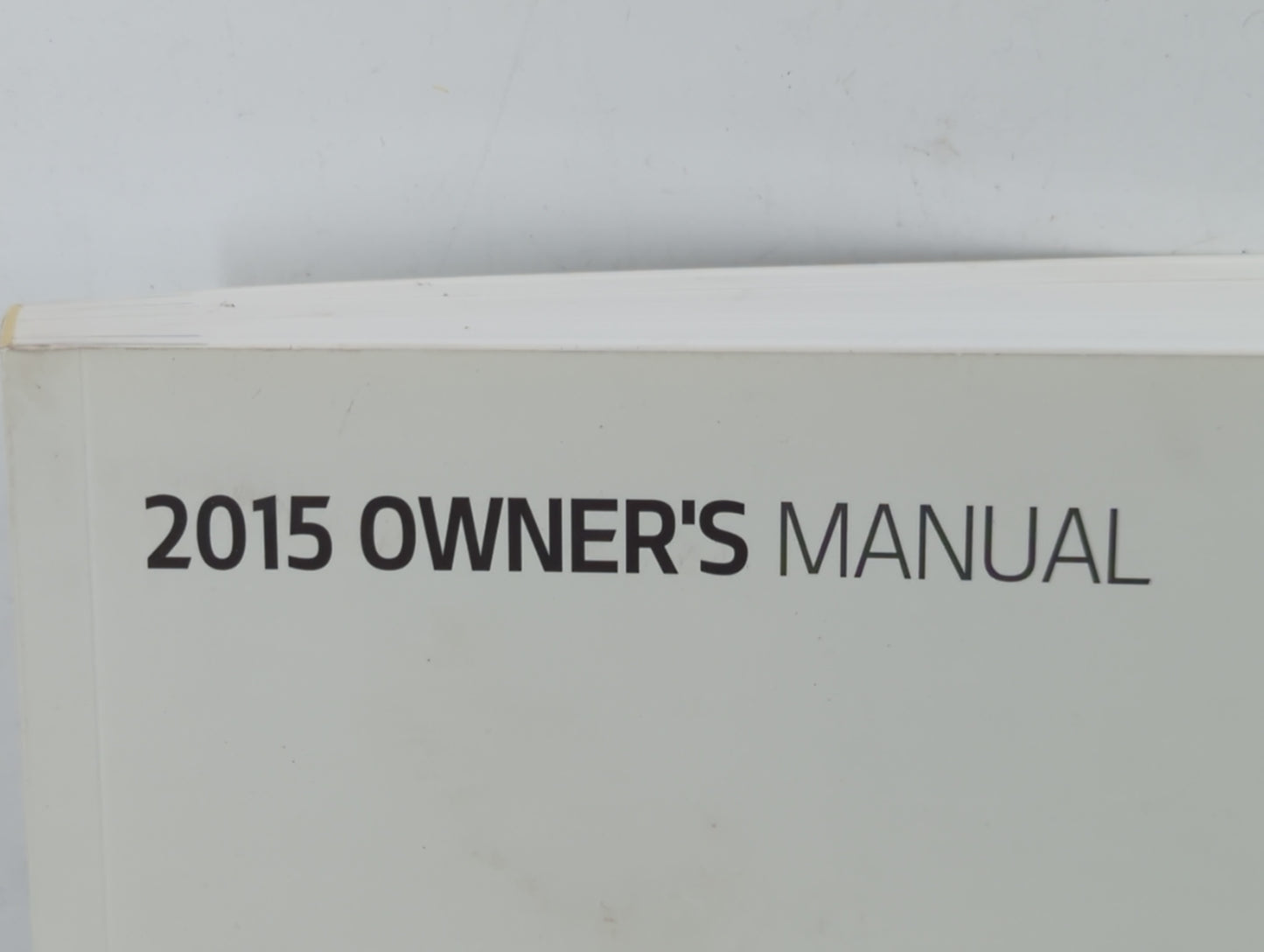 2015 Kia Sedona Owners Manual Book Guide P/N:FA9O-EU51F OEM Used Auto Parts - Oemusedautoparts1.com