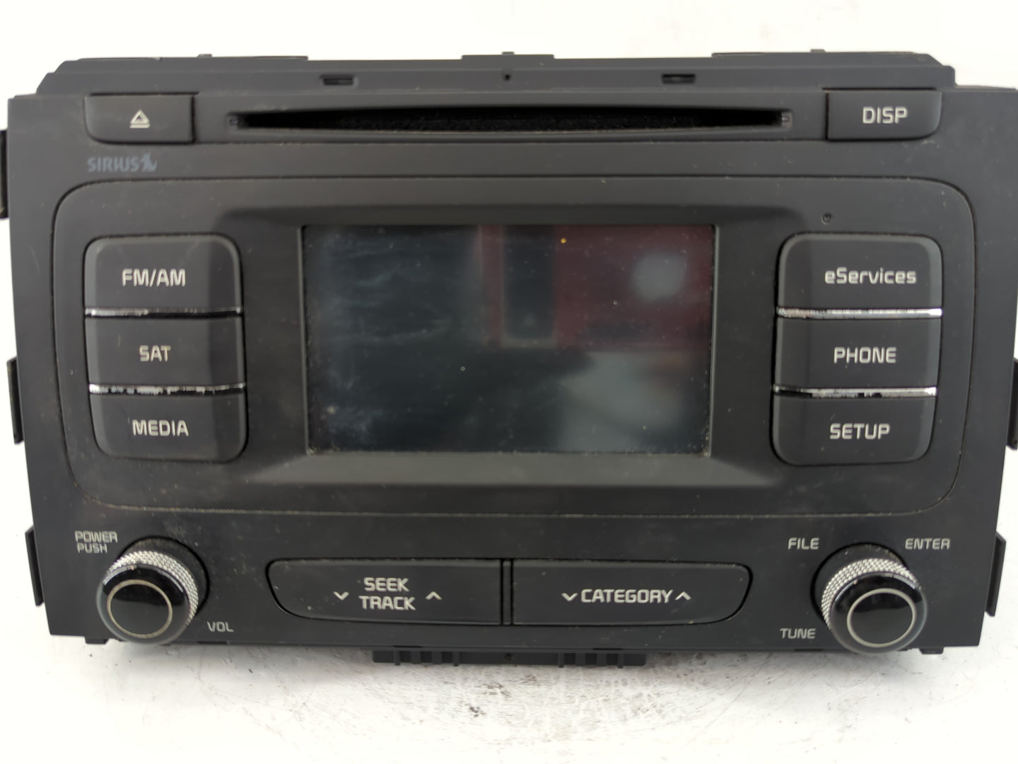 2015-2016 Kia Sedona Radio AM FM Cd Player Receiver Replacement P/N:96160-A9000WK Fits Fits 2015 2016 OEM Used Auto Parts - 