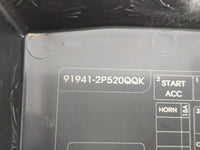2014-2015 Kia Sorento Fusebox Fuse Box Panel Relay Module P/N:91941-2P520QQK Fits Fits 2014 2015 OEM Used Auto Parts - Oemus