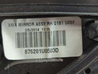 2011-2015 Kia Sorento Side Mirror Replacement Passenger Right View Door Mirror P/N:876201U0503D Fits Fits 2011 2012 2013 201