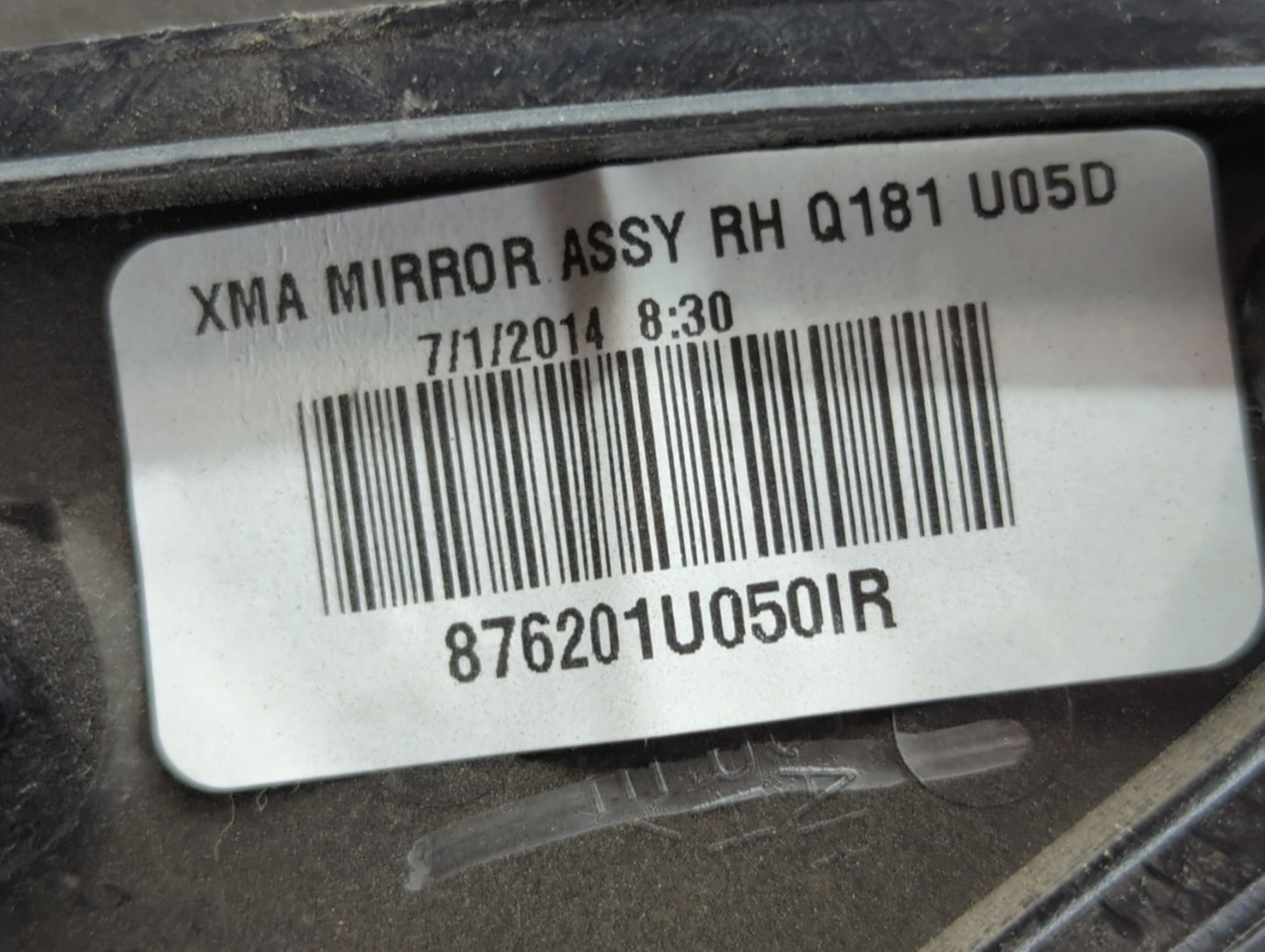 2011-2015 Kia Sorento Side Mirror Replacement Passenger Right View Door Mirror P/N:876201U050IR Fits Fits 2011 2012 2013 201