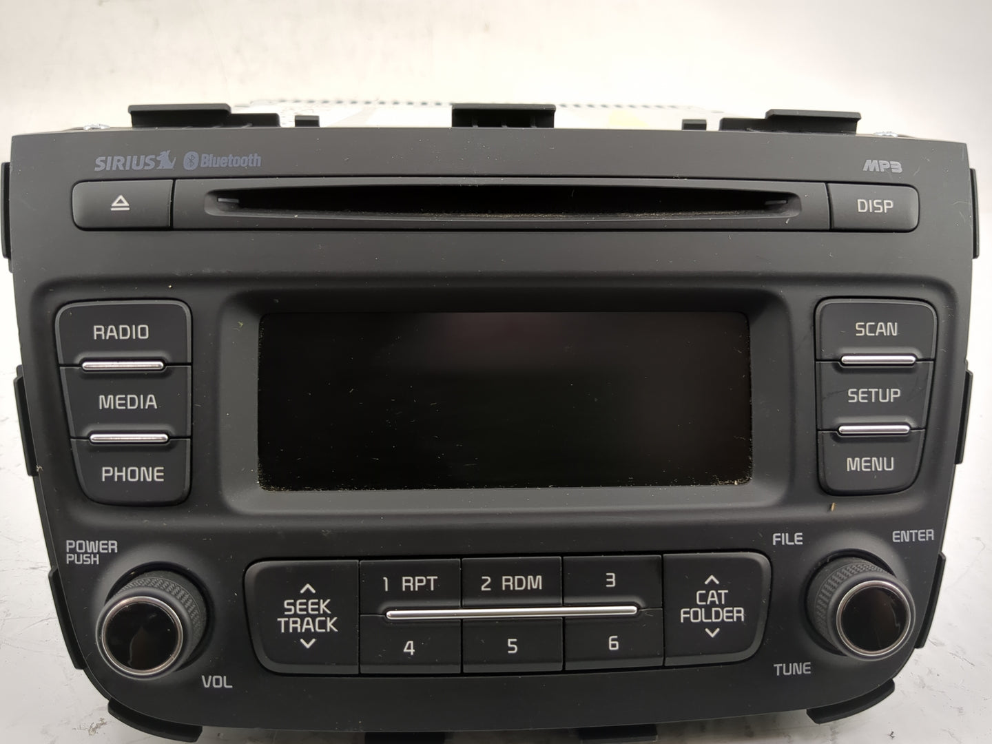 2014-2015 Kia Sorento Radio AM FM Cd Player Receiver Replacement P/N:96170-1UAA0VA Fits Fits 2014 2015 OEM Used Auto Parts -