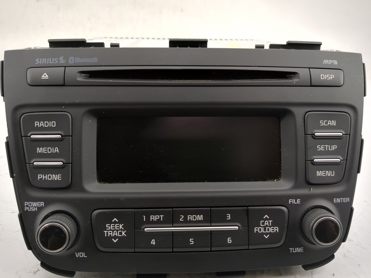 2014-2015 Kia Sorento Radio AM FM Cd Player Receiver Replacement P/N:96170-1UAA0VA Fits Fits 2014 2015 OEM Used Auto Parts -