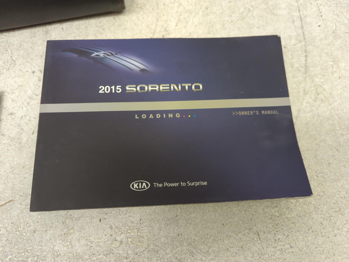 2015 Kia Sorento Owners Manual Book Guide P/N:A2PO-EU41B OEM Used Auto Parts - Oemusedautoparts1.com