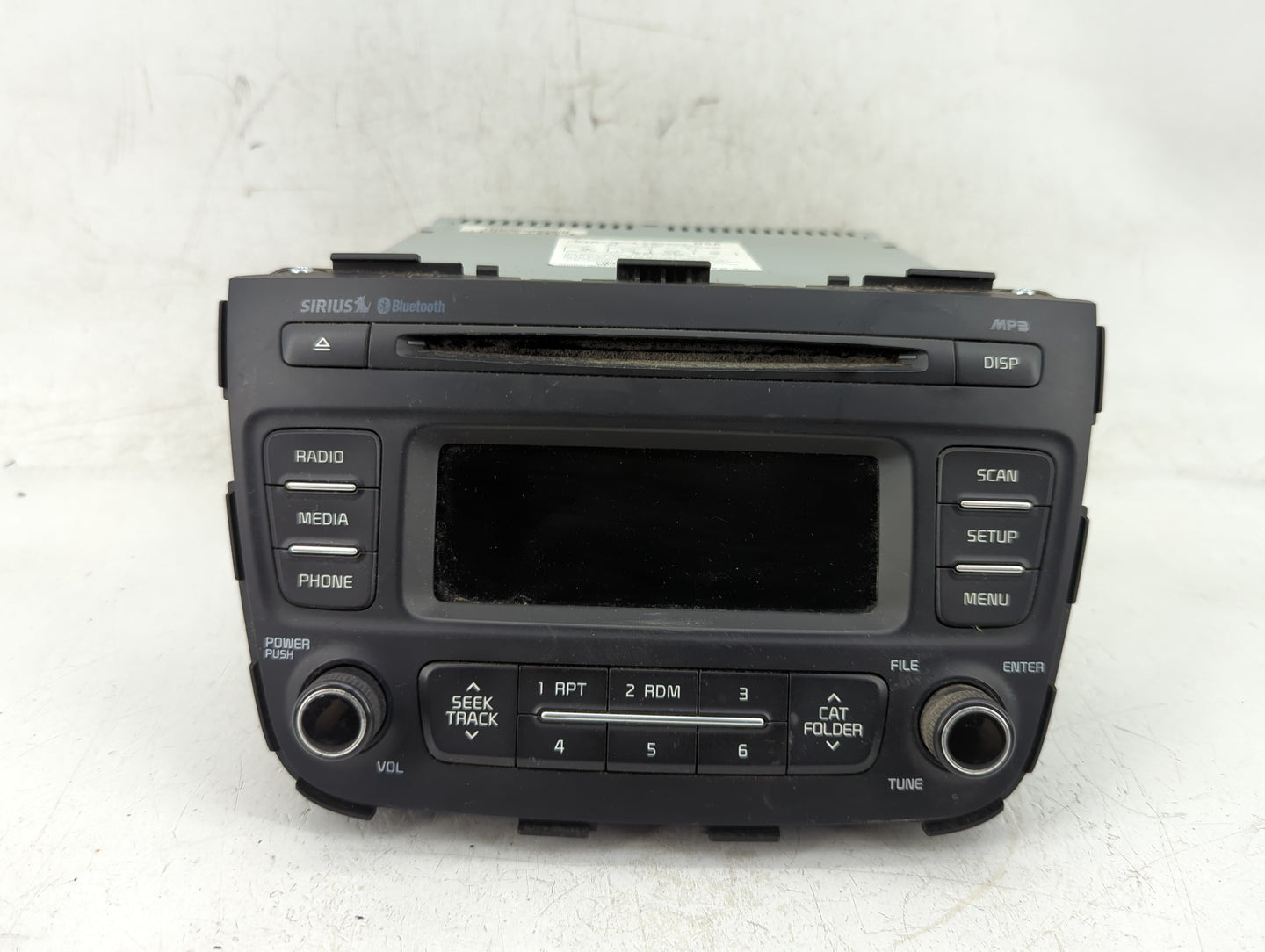 2014-2015 Kia Sorento Radio AM FM Cd Player Receiver Replacement P/N:96170-1UAA1VA Fits Fits 2014 2015 OEM Used Auto Parts -
