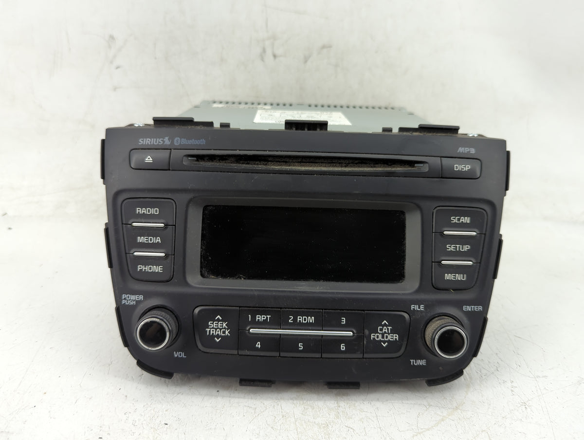 2014-2015 Kia Sorento Radio AM FM Cd Player Receiver Replacement P/N:96170-1UAA1VA Fits 2014 2015 OEM Used Auto Parts - Oemu