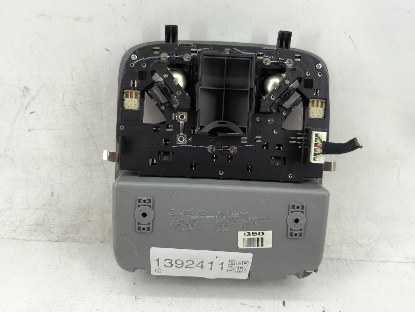 2015 Kia Sorento Overhead Roof Console - Oemusedautoparts1.com