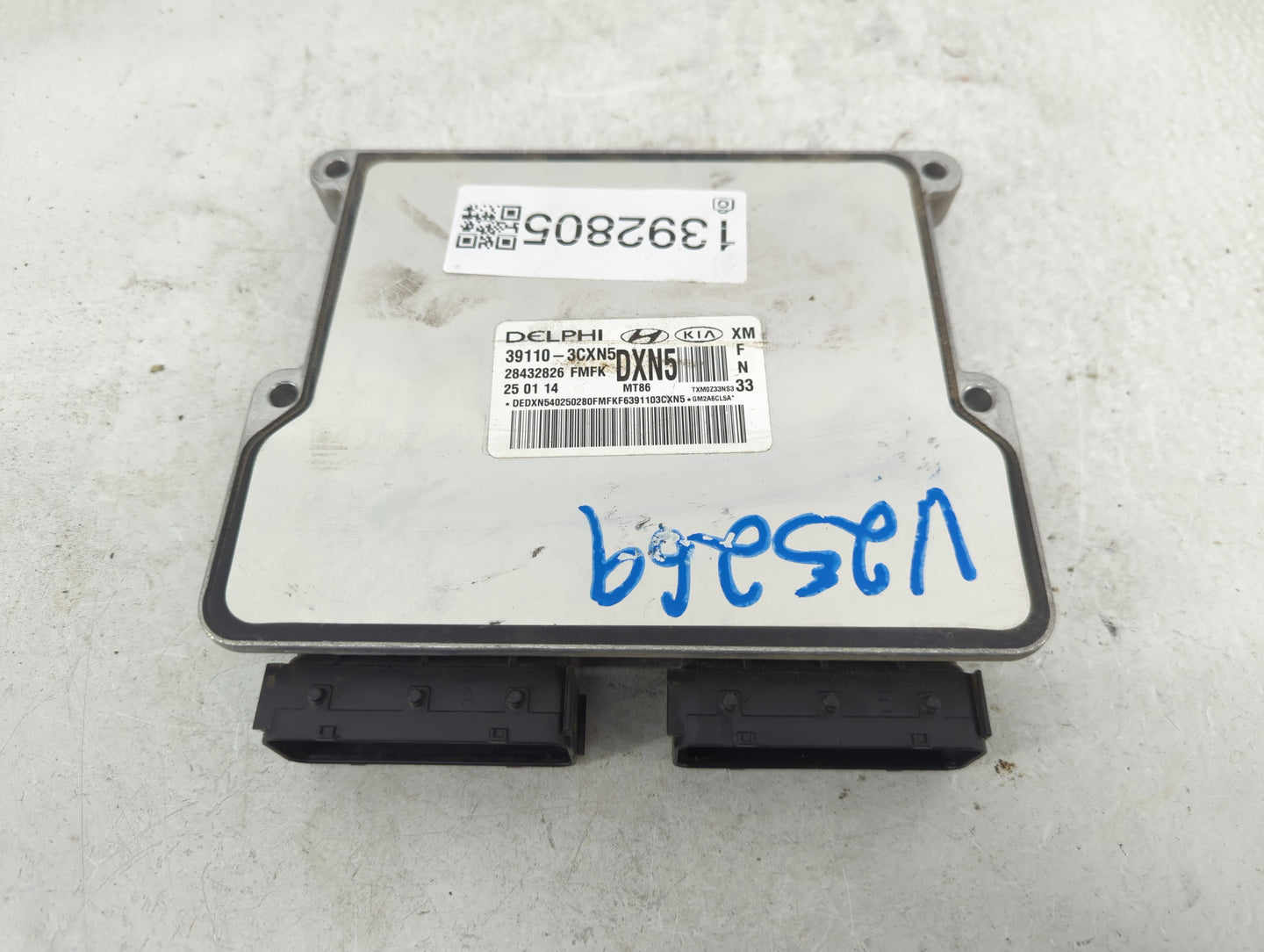 2015 Kia Sorento PCM Engine Control Computer ECU ECM PCU OEM P/N:39110-3CXN5 Fits OEM Used Auto Parts - Oemusedautoparts1.co