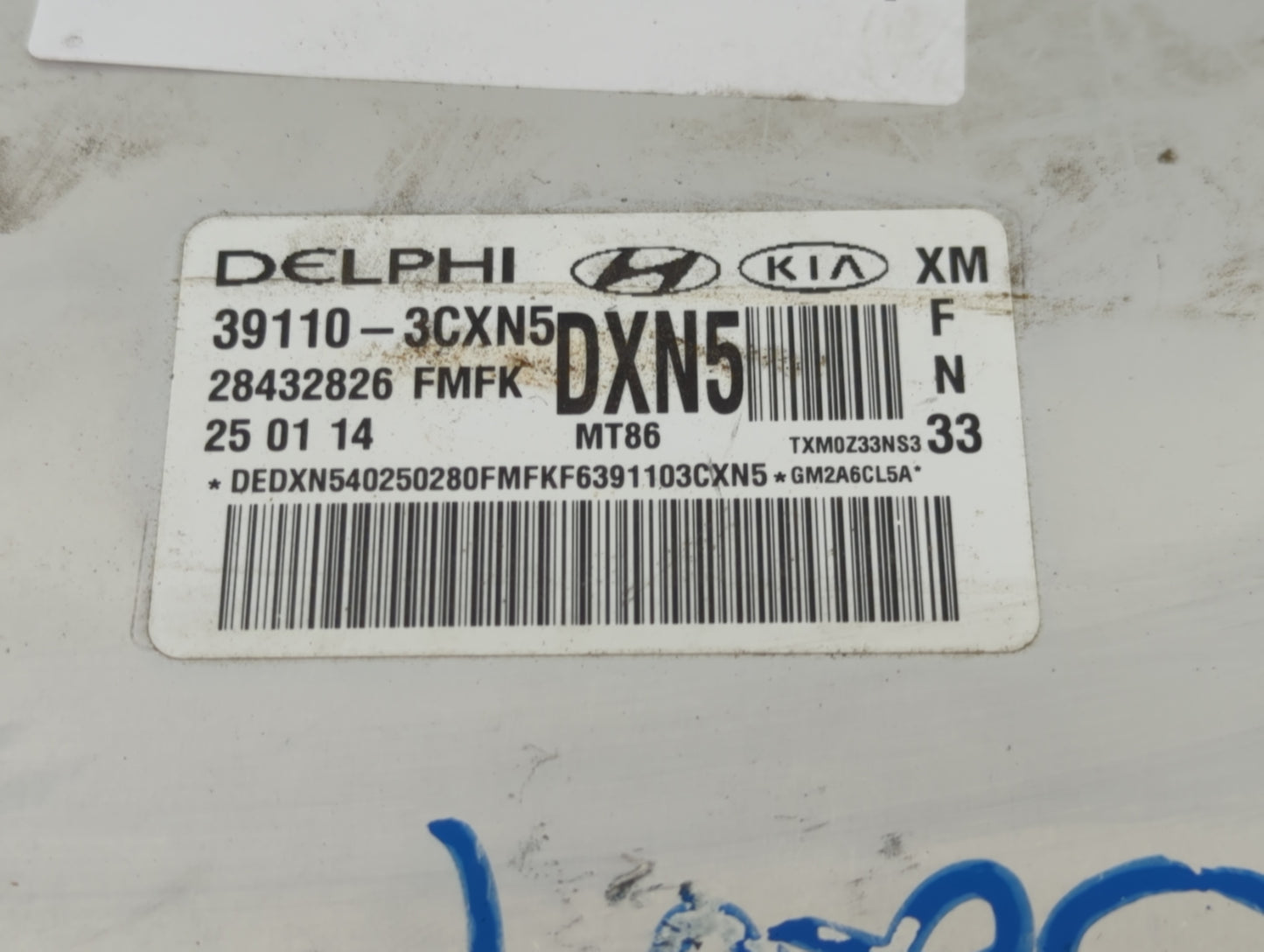 2015 Kia Sorento PCM Engine Control Computer ECU ECM PCU OEM P/N:39110-3CXN5 Fits OEM Used Auto Parts - Oemusedautoparts1.co