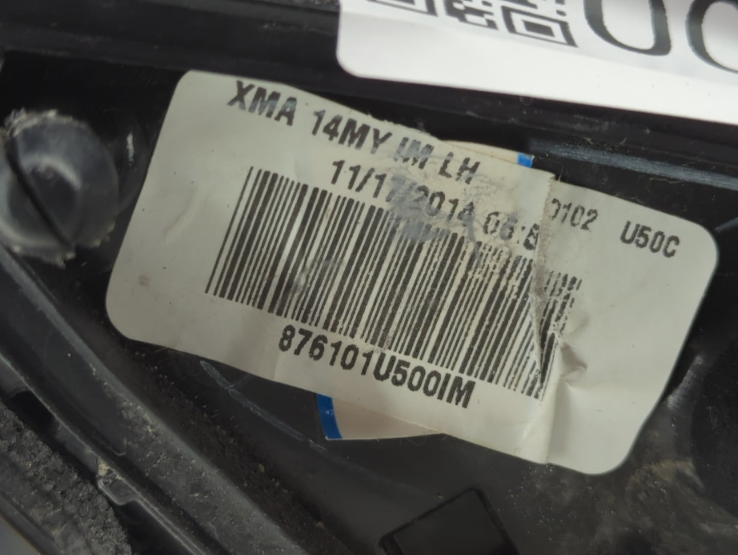 2014-2015 Kia Sorento Driver Side View Mirror - Left Door Mirror OEM Used - Oemusedautoparts1.com