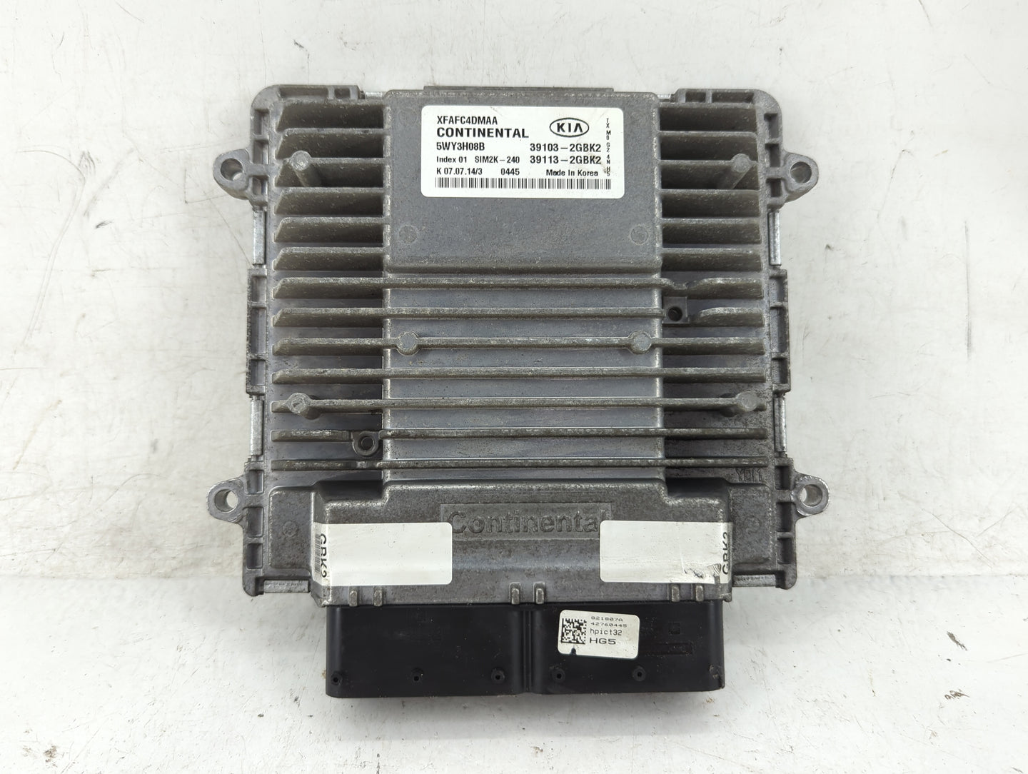 2014-2015 Kia Sorento PCM Engine Control Computer ECU ECM PCU OEM P/N:39113-2GBK2 39103-2GBK2 Fits Fits 2014 2015 OEM Used A