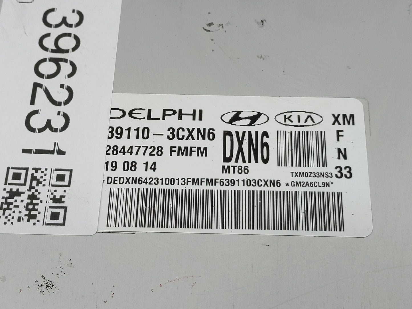 2015 Kia Sorento PCM Engine Control Computer ECU ECM PCU OEM P/N:39110-3CXN6 Fits OEM Used Auto Parts - Oemusedautoparts1.co