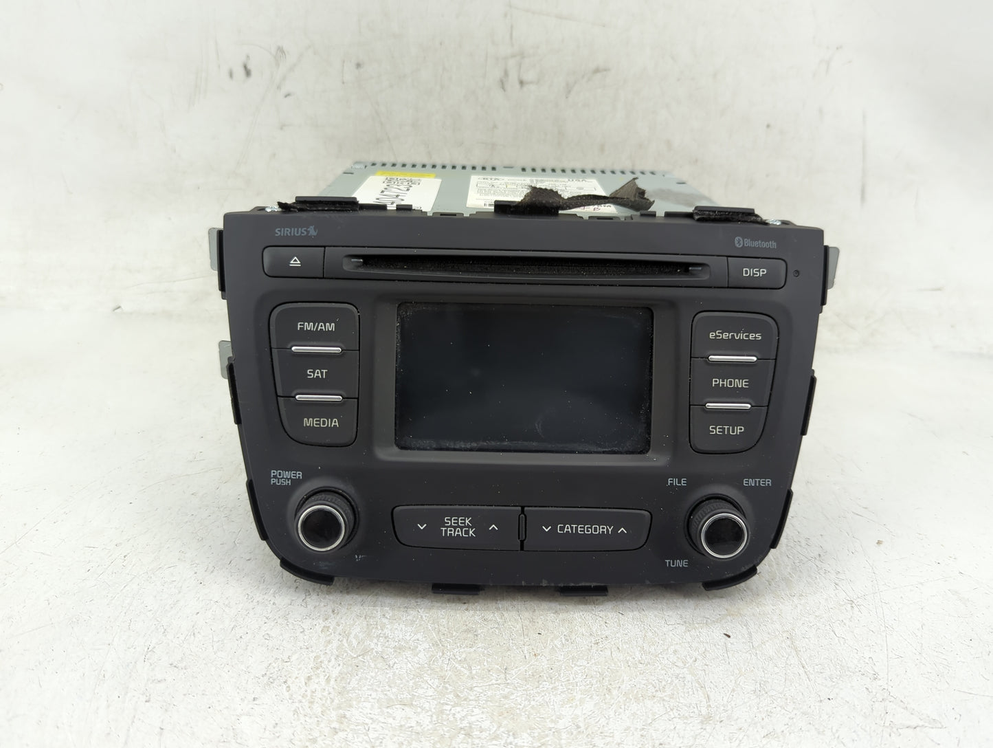 2014-2015 Kia Sorento Radio AM FM Cd Player Receiver Replacement P/N:96160-1U721VA Fits Fits 2014 2015 OEM Used Auto Parts -