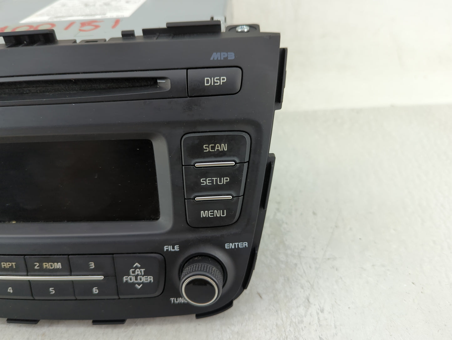 2014-2015 Kia Sorento Radio AM FM Cd Player Receiver Replacement P/N:96170-1UAA1VA Fits Fits 2014 2015 OEM Used Auto Parts -
