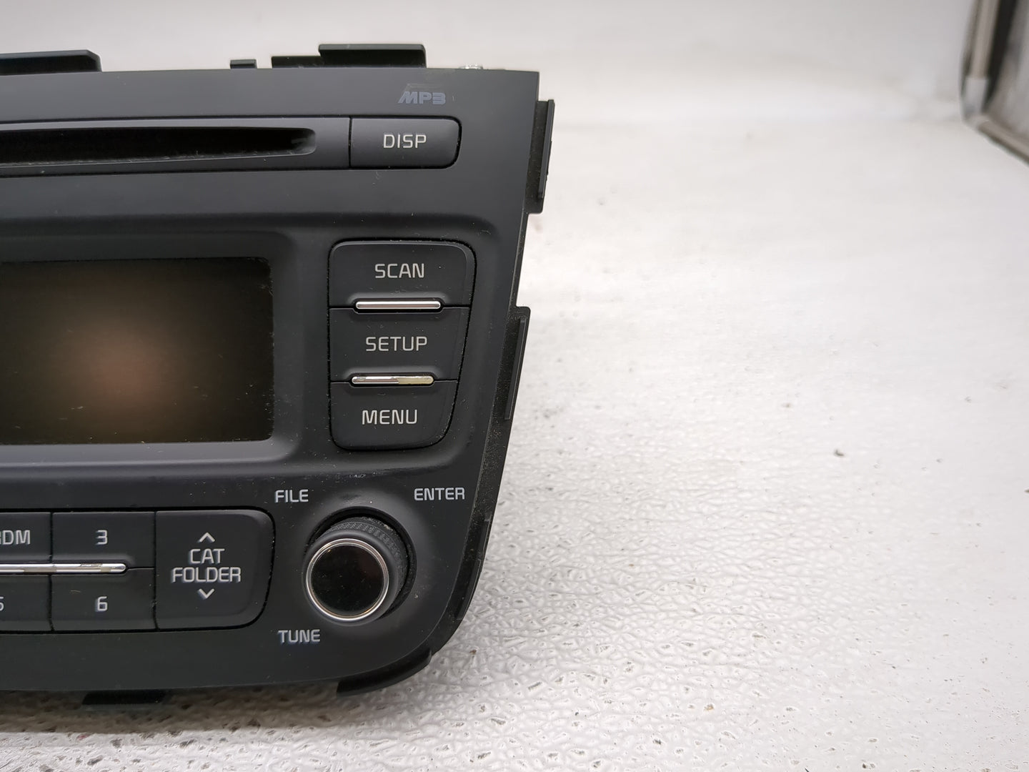 2014-2015 Kia Sorento Radio AM FM Cd Player Receiver Replacement P/N:96170-1UAA1VA Fits Fits 2014 2015 OEM Used Auto Parts -