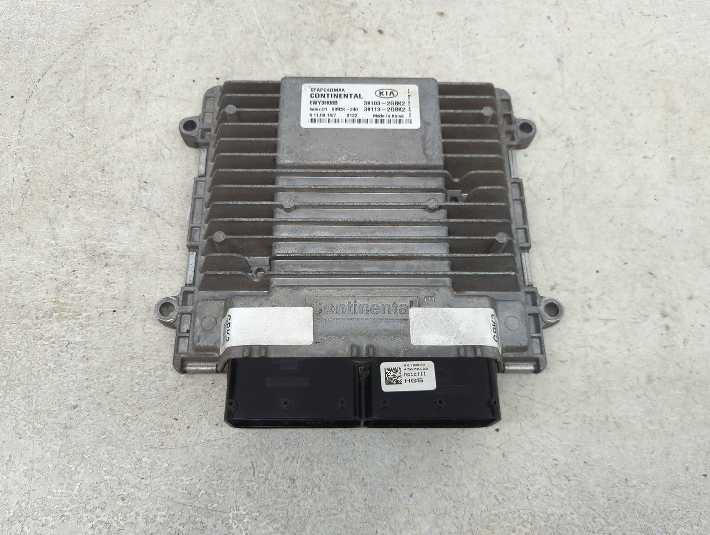 2014-2015 Kia Sorento PCM Engine Control Computer ECU ECM PCU OEM P/N:39113-2GBK2 39103-2GBK2 Fits Fits 2014 2015 OEM Used A